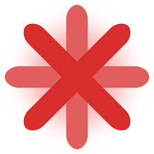 Red Asterisk Symbol
