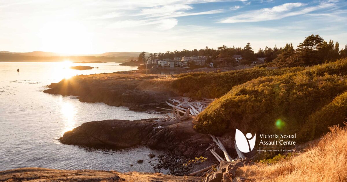 Vancouver Island coastline with the VSAC logo in the bottom right.